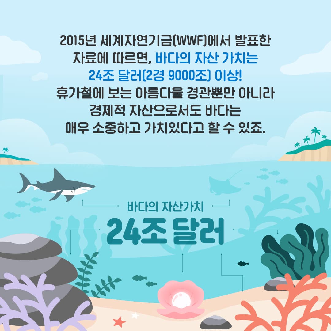 바다의 환경을 지키기 위한 노력