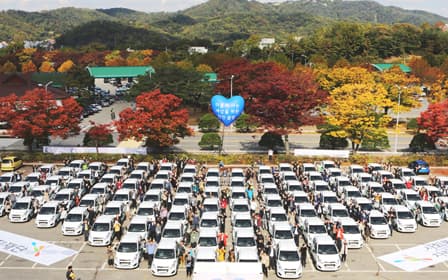 경차 100대 이미지