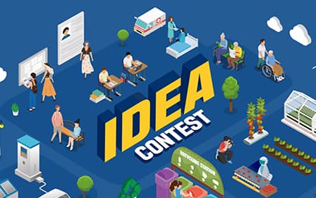 The KT&G Scholarship Foundation's poster for "Social Innovation Idea Competition"