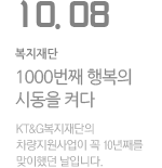 2013 KT&amp;G복지재단 사회복지기관 차량전달식